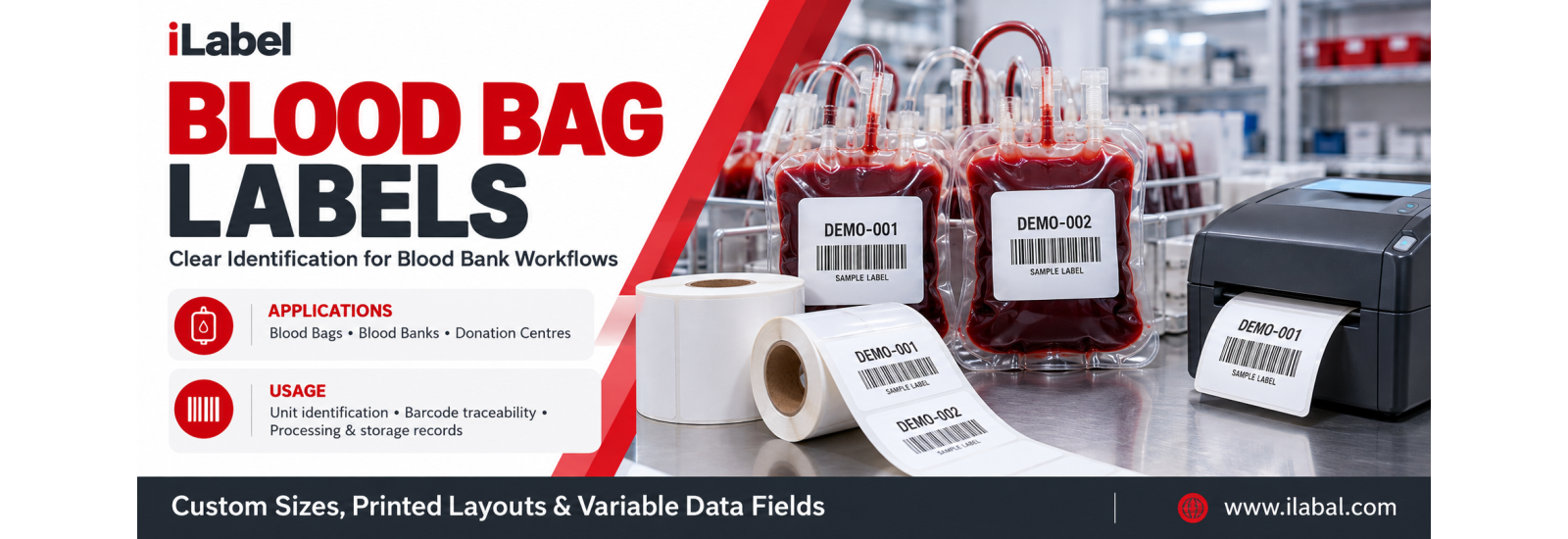 Blood Bag Labels